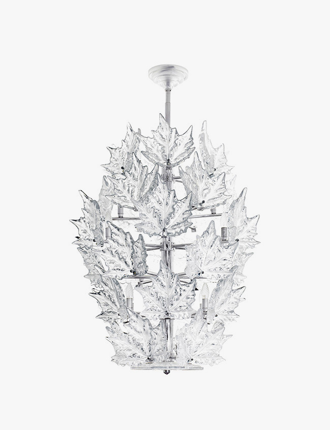 Lustre champs elysees 6 rangs chromé us  - Lalique